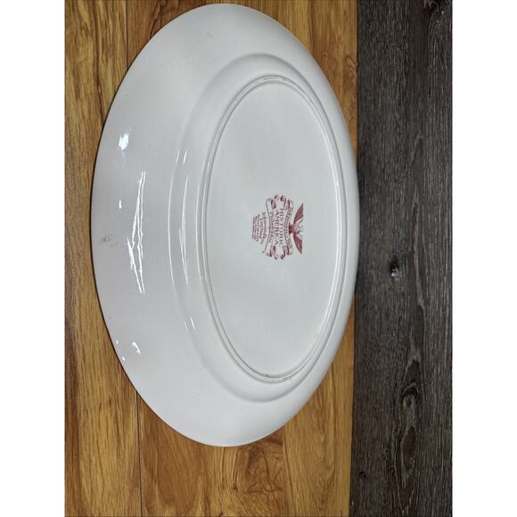 Johnson Brothers Historic America Independance Hall Philadelphia Platter 16x12.5 - Picture 7 of 8